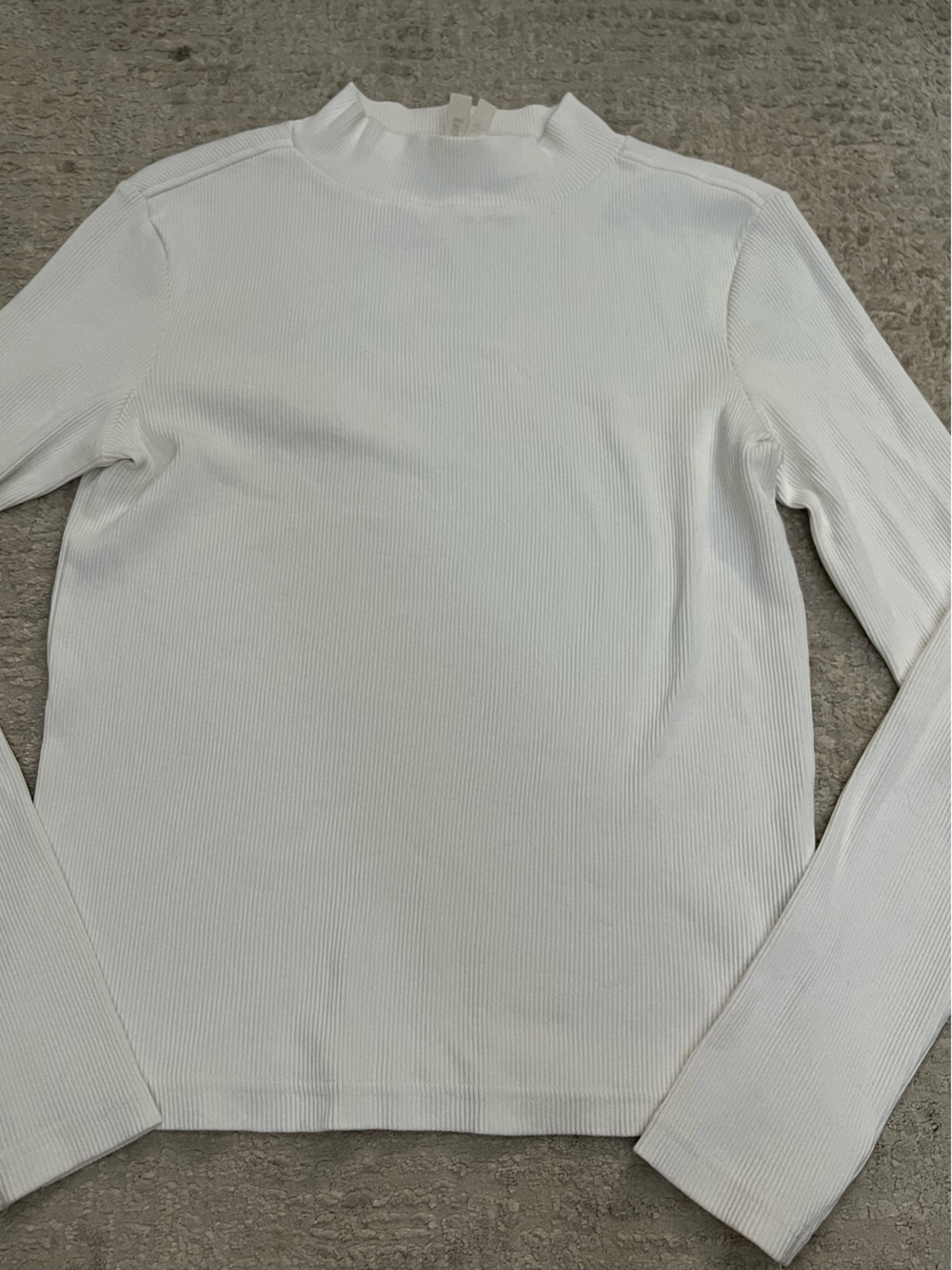 Pact Ribbed High Neck Long Sleeve Shirt